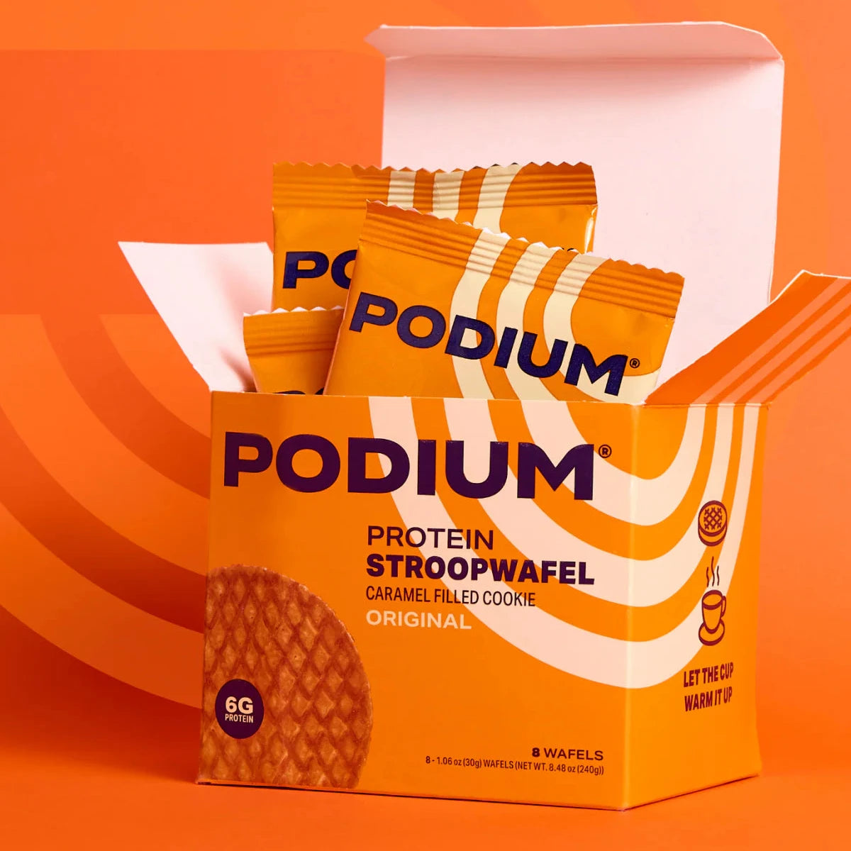 PODIUM PROTEIN STROOPWAFEL (Box of 8)